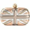 Alexander McQueen'Britannia Skull' box clutch