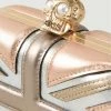 Alexander McQueen 'Britannia Skull' box clutch
