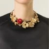 Alexander McQueen cherry blossom necklace