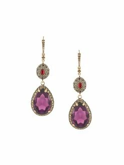 Alexander McQueen crystal drop earrings