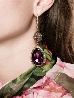 Alexander McQueen crystal drop earrings