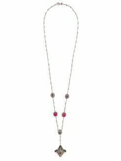 Alexander McQueen jewelled bullet pendant necklace