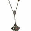 Alexander McQueen jewelled bullet pendant necklace