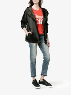 Alexander McQueen Black Glitter Platform Sneakers