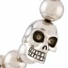 Alexander McQueen Beaded skull bracelet 6 Alexander McQueen beaded skull bracelet