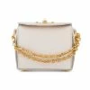 Alexander McQueen White Box Mini leather shoulder bag
