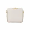 Alexander McQueen White Box Mini leather shoulder bag