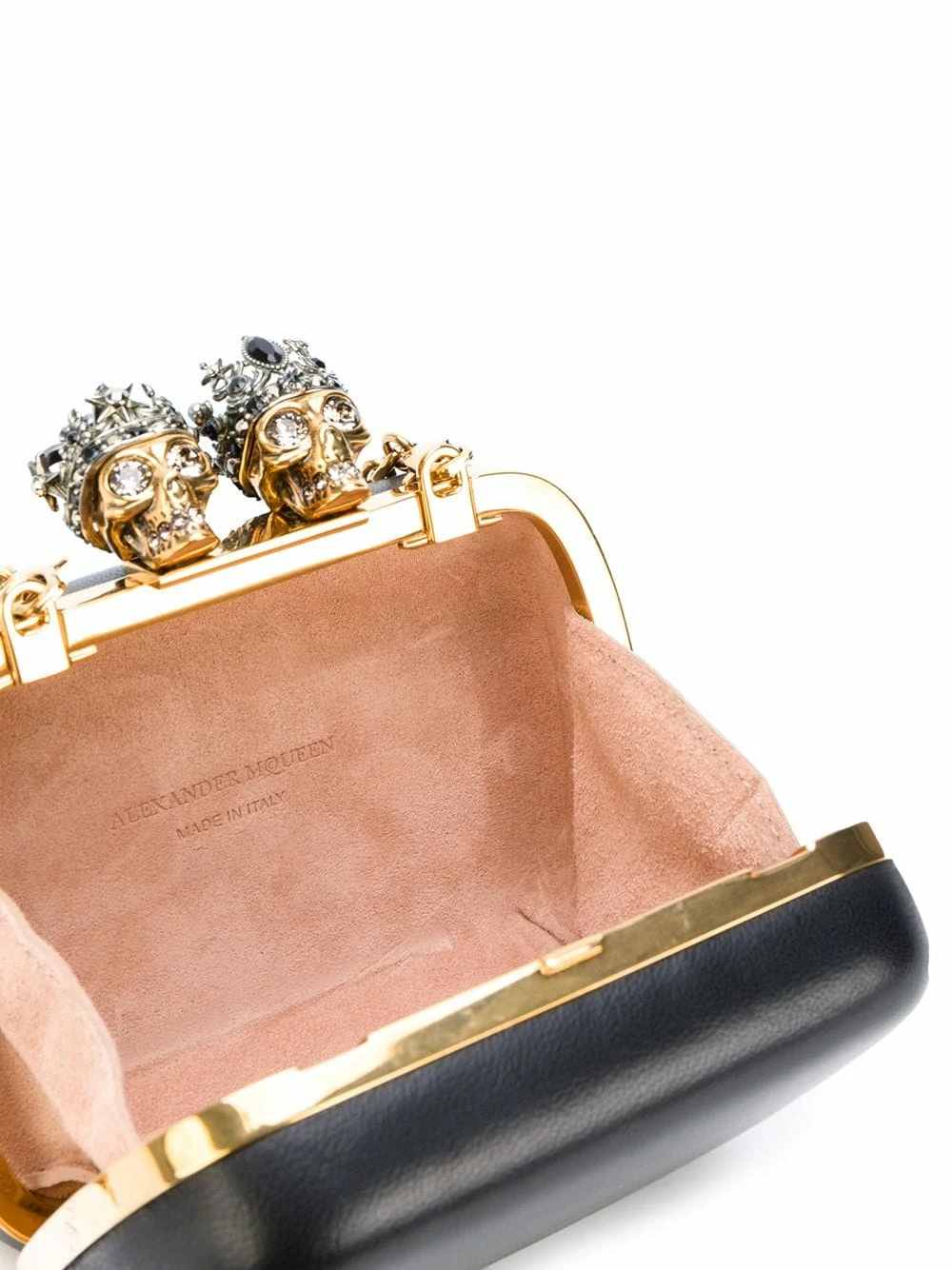 Alexander McQueen Queen and king skeleton box clutch 5 Alexander McQueen queen and king skeleton box clutch