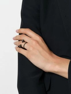 Alexander McQueen skull cuff ring