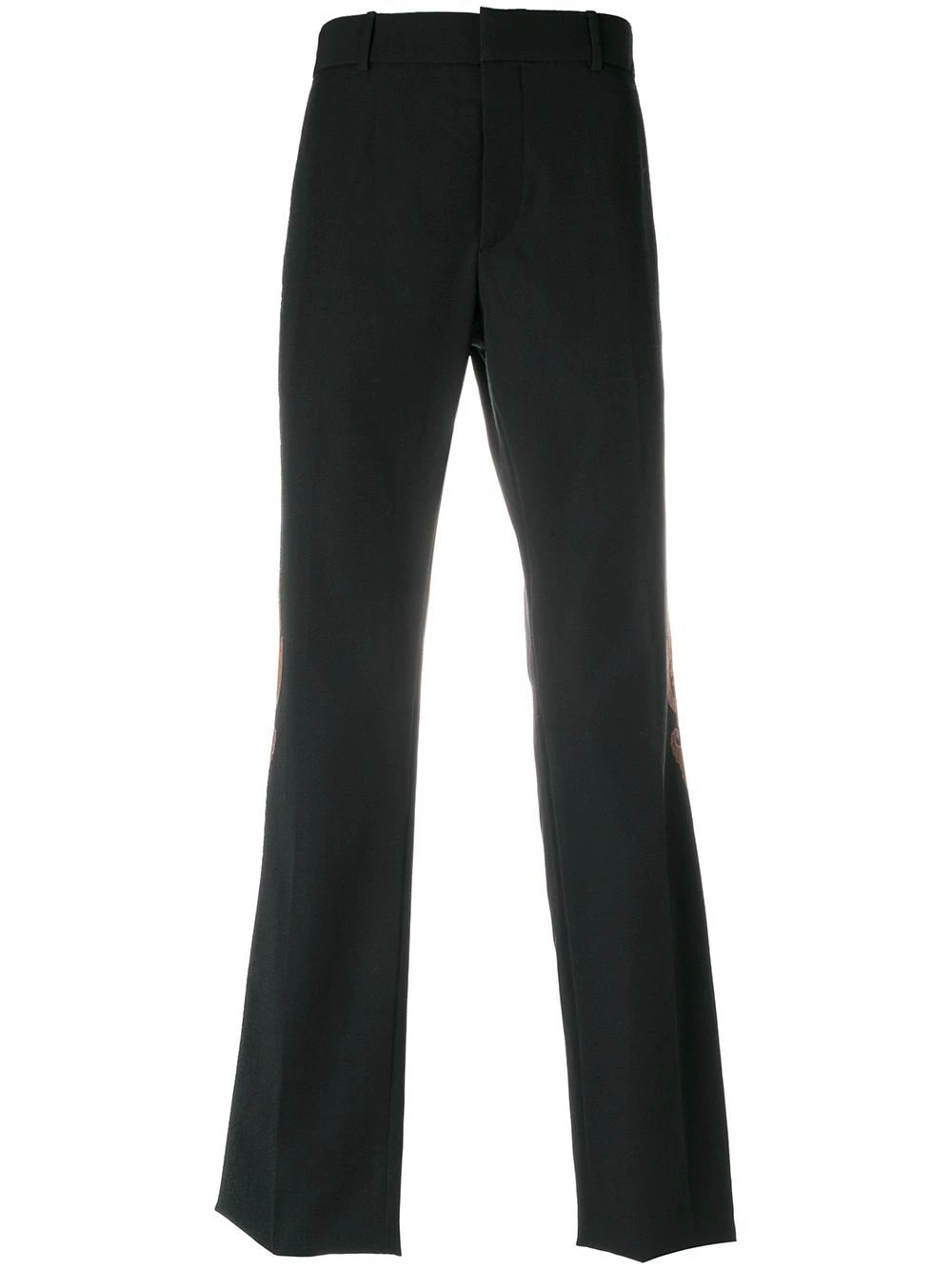 Alexander McQueen Paisley patch trousers 1 Alexander McQueen paisley patch trousers