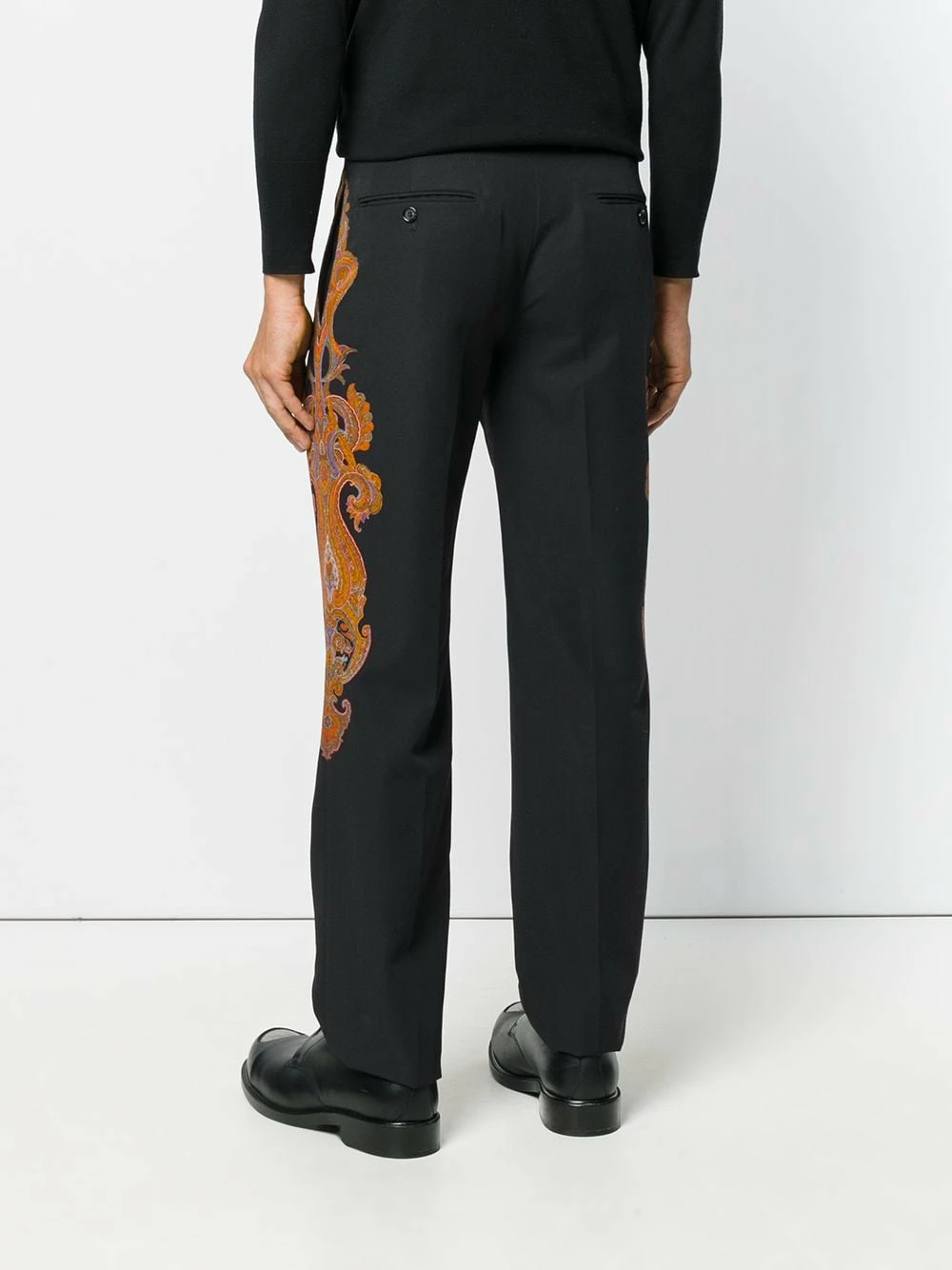 Alexander McQueen Paisley patch trousers 4 Alexander McQueen paisley patch trousers