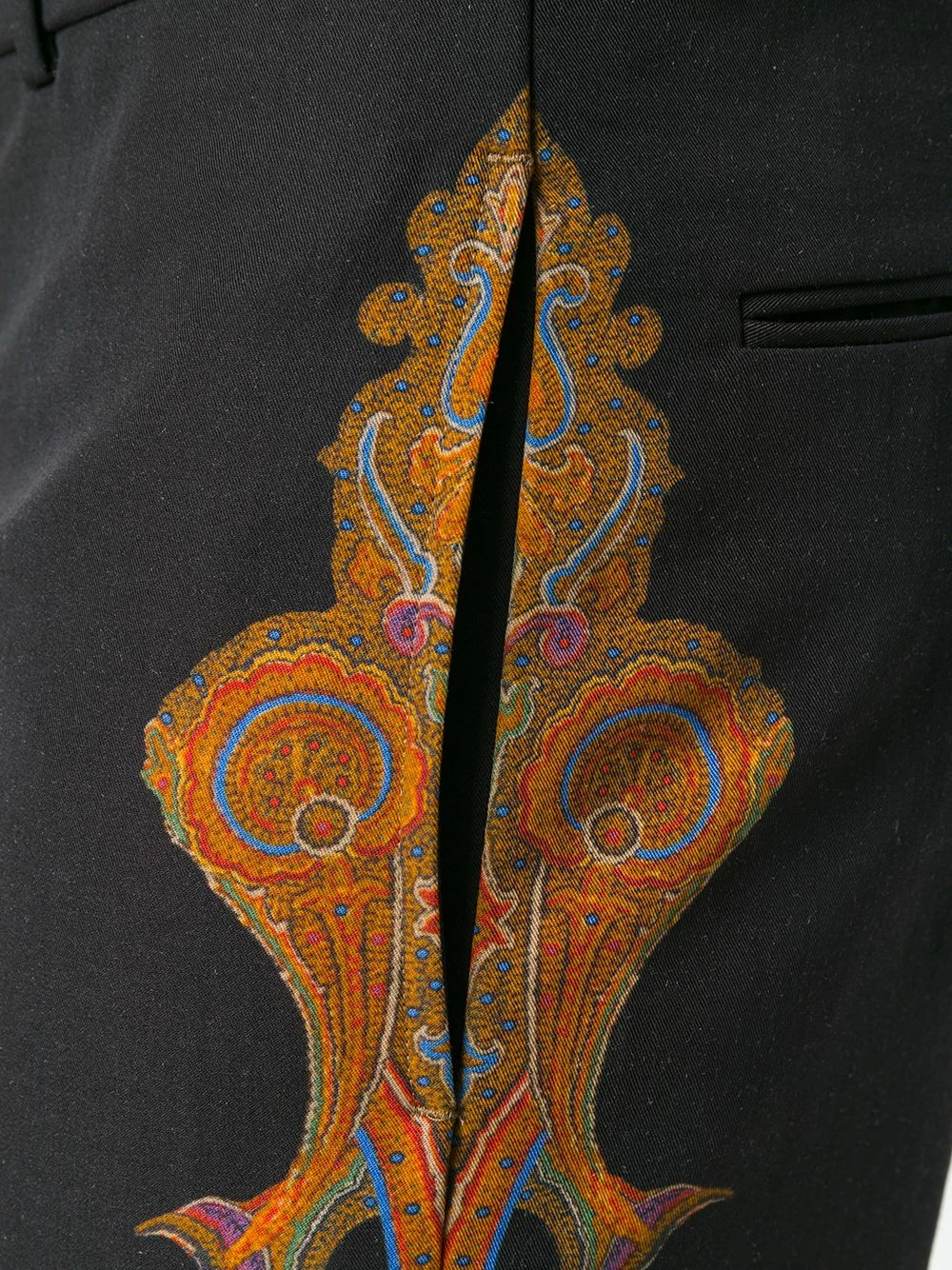 Alexander McQueen Paisley patch trousers 5 Alexander McQueen paisley patch trousers