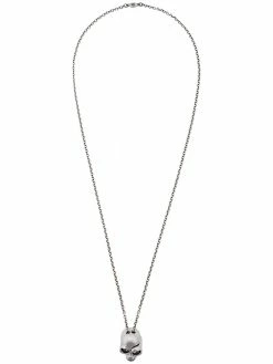 Alexander McQueen Divided Skull necklace