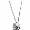 Alexander McQueen Divided Skull necklace