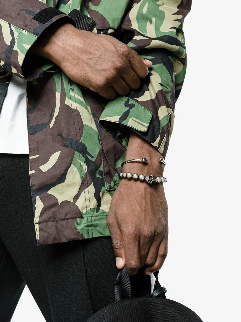 Alexander McQueen Double skull bangle 2 Alexander McQueen Double skull bangle