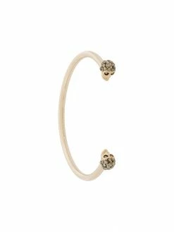 Alexander McQueen twin skull bracelet