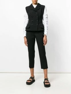 Alexander McQueen cropped tailored trousers
