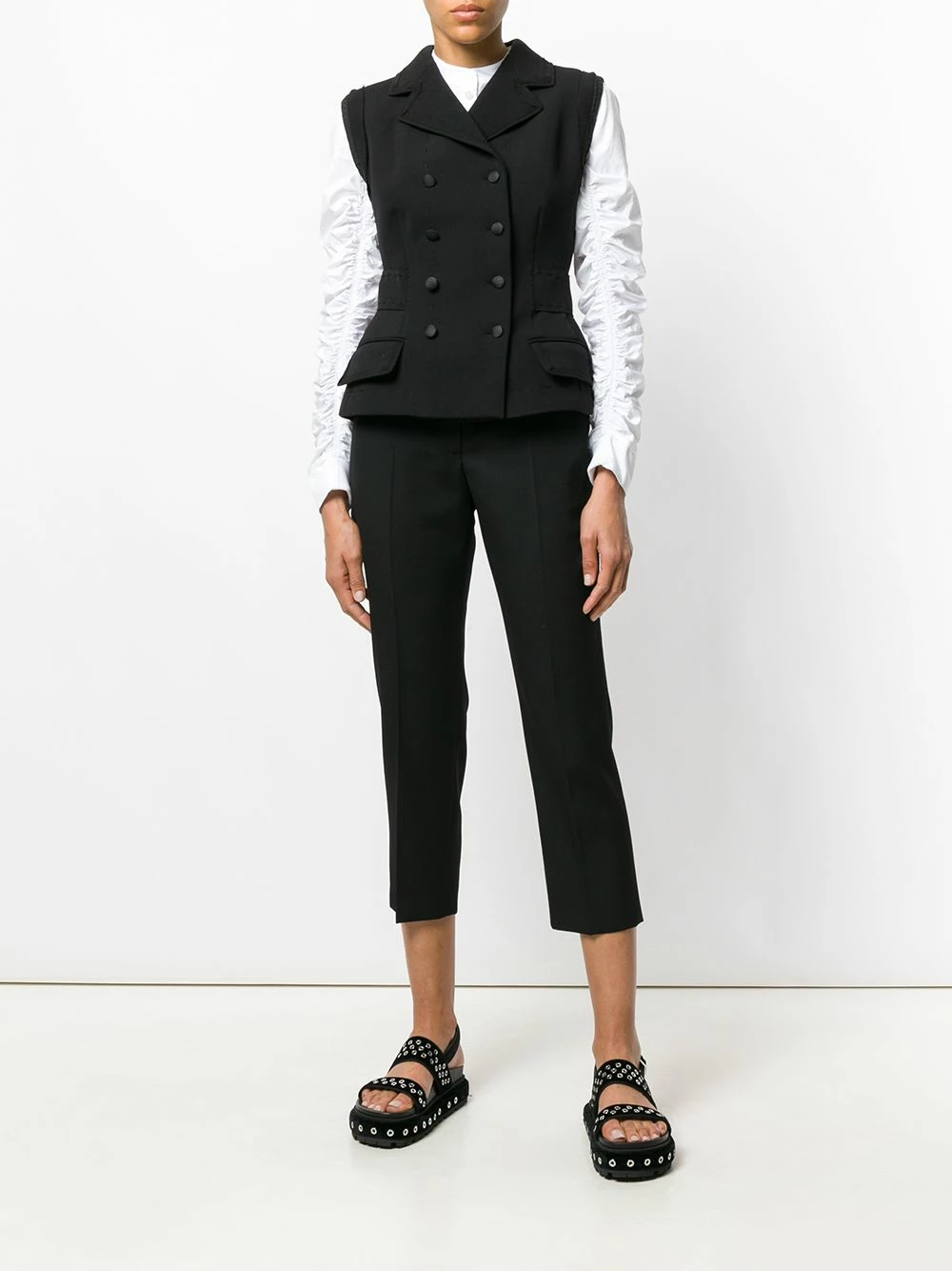 Alexander McQueen Cropped tailored trousers 2 Alexander McQueen cropped tailored trousers
