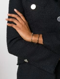 Alexander McQueen double wrap skull cuff