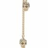 Alexander McQueen double wrap chain skull necklace