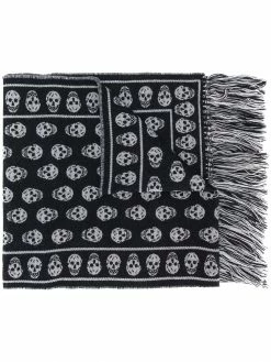 Alexander McQueen skull patterned scarf