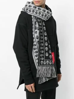 Alexander McQueen skull patterned scarf