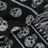 Alexander McQueen skull patterned scarf