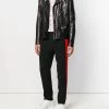 Alexander McQueen side-stripe straight trousers