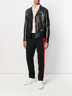 Alexander McQueen side-stripe straight trousers