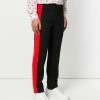 Alexander McQueen side-stripe straight trousers