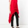 Alexander McQueen asymmetric ruffle top