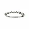 Alexander McQueen silver mini skull bracelet