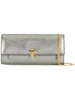 Alexander McQueen skull chain wallet
