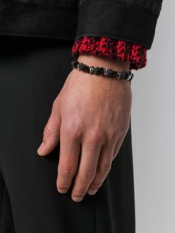 Alexander McQueen BEADED SKULL BRACELE