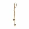 Alexander McQueen metallic chain skull earrings