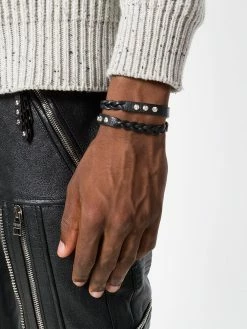 Alexander McQueen braided double cuff