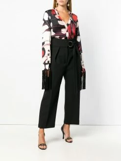 Alexander McQueen butterfly print blouse