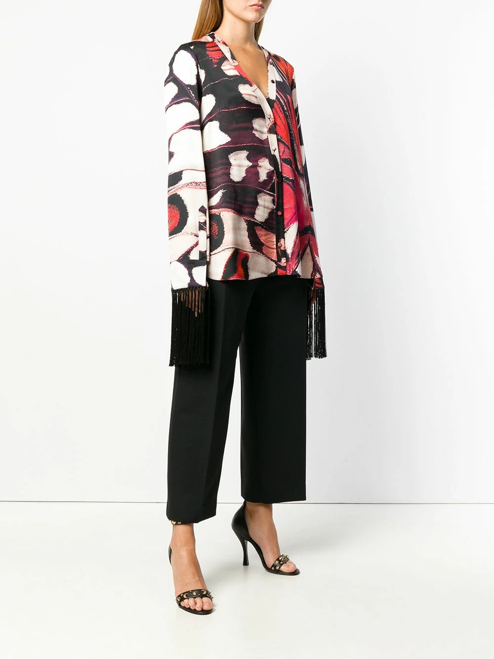 Alexander McQueen Butterfly print blouse 3 Alexander McQueen butterfly print blouse
