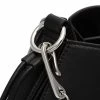 Alexander McQueen black drawstring fastened structured bucket bag