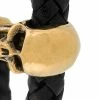 Alexander McQueen skull leather bracelet