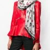 Alexander McQueen skull and lips scarf