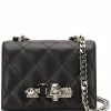 Alexander McQueen embellished quilted crossbody