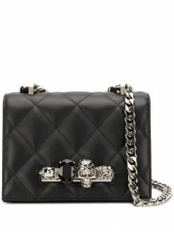 Alexander McQueen embellished quilted crossbody