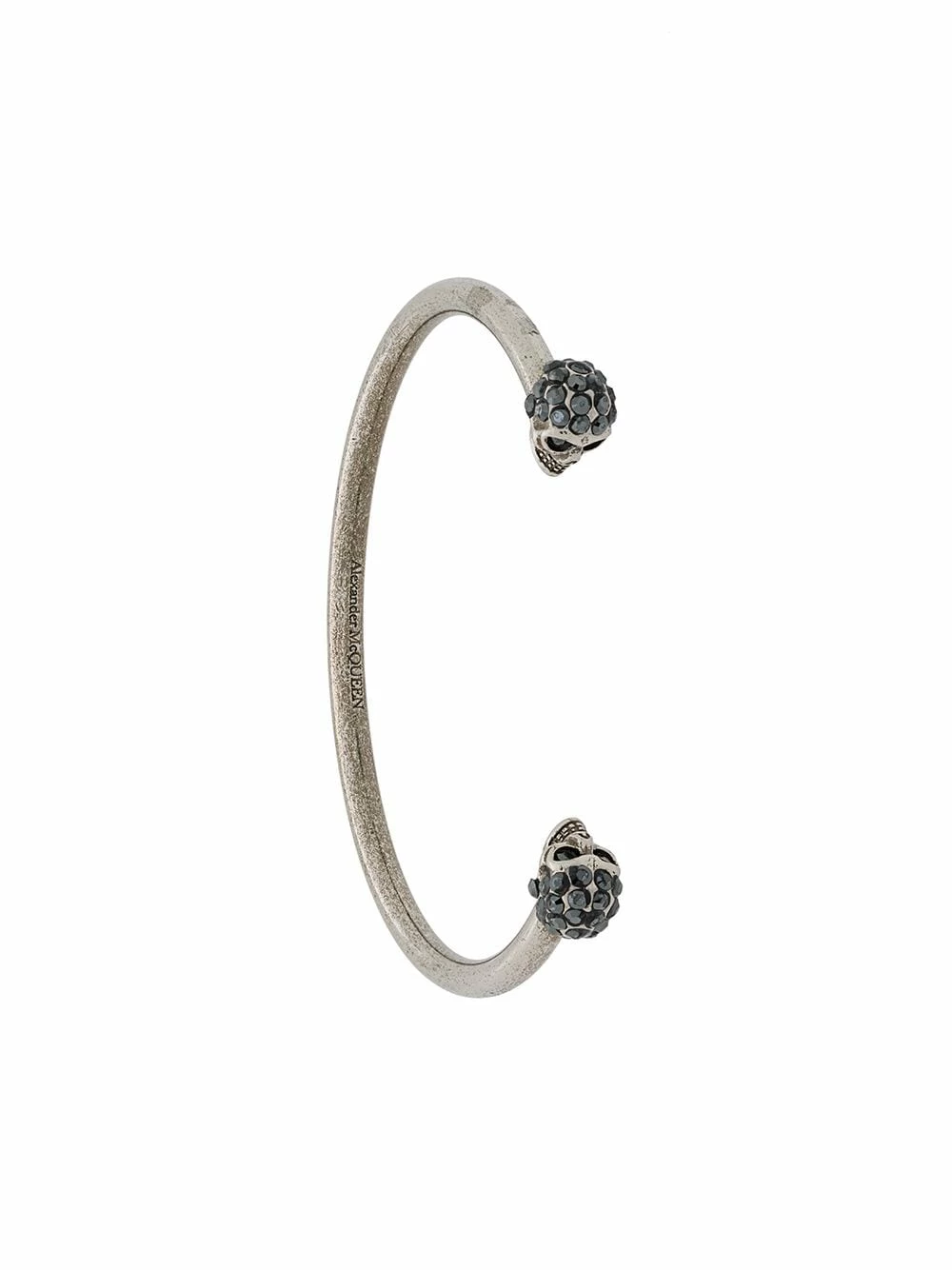 Alexander McQueen Jewelled Twin Skull bracelet 1 Alexander McQueen Jewelled Twin Skull bracelet