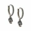 Alexander McQueen skull drop earrings