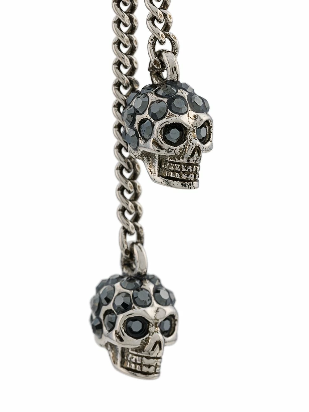 Alexander McQueen Chain skull earrings 3 Alexander McQueen chain skull earrings