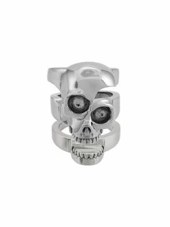 Alexander McQueen divided skull ring