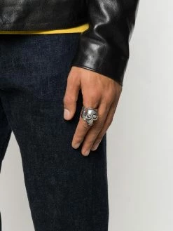 Alexander McQueen divided skull ring