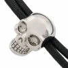 Alexander McQueen woven skull bracelet