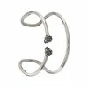 Alexander McQueen S-M Skull double bangle